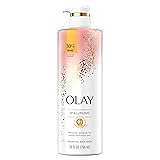 Olay Cleansing & Nourishing Body Wash for Women with Vitamin B3 and Hyaluronic Acid, Younger & Healthier Looking Skin, Fast Absorbing Formula, 26 fl oz