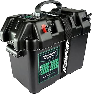 Newport Trolling Motor Smart Battery Box Power Center with USB and DC Ports