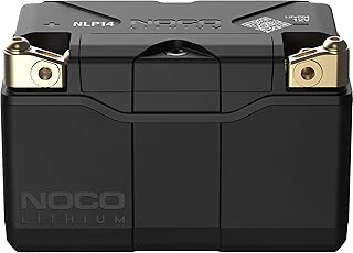 NOCO Lithium NLP14, Group 14, 500A Lithium LiFePO4 Motorcycle Battery, 12V 4Ah ATV, UTV, Jet Ski, 4 Wheeler, Quad, Riding Lawn Mower, Tractor, Scooter, PWC, Seadoo, Polaris and Generator Battery