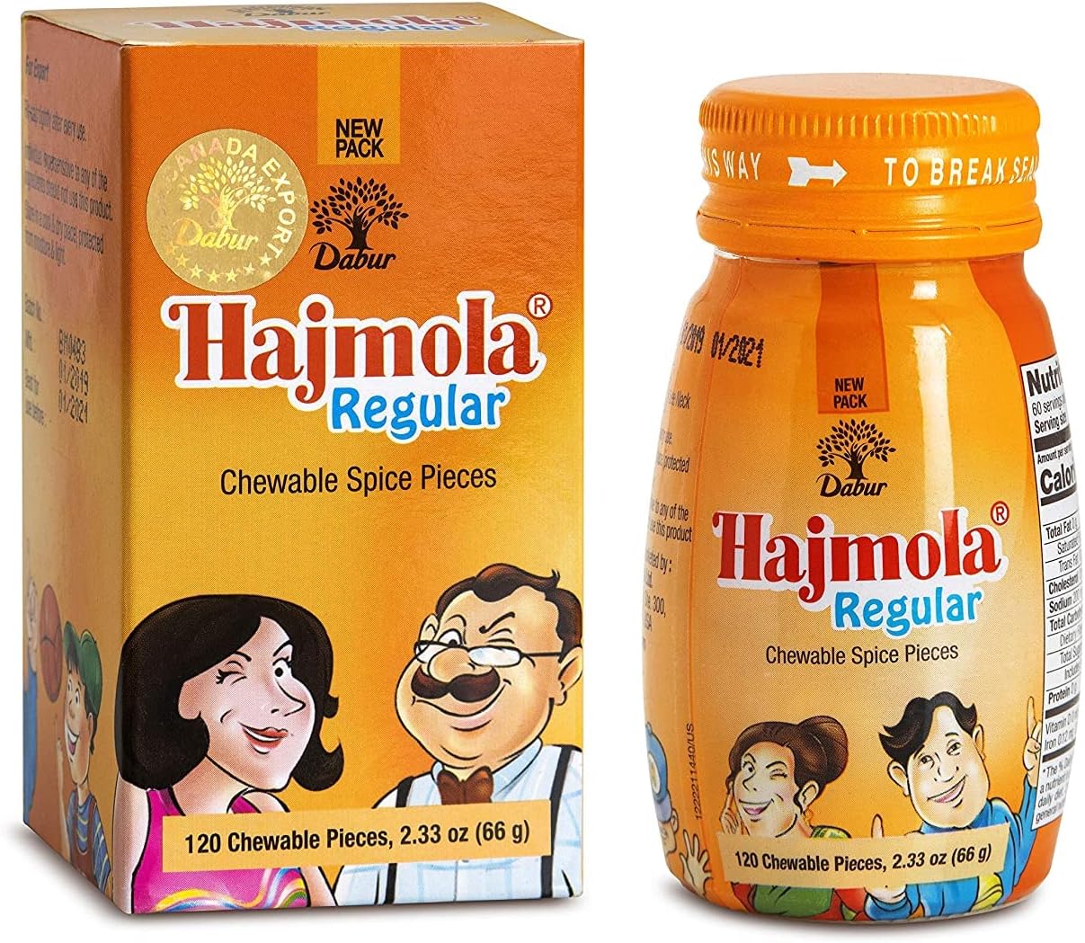 Dabur Hajmola Regular Tablet - 120 Tablet