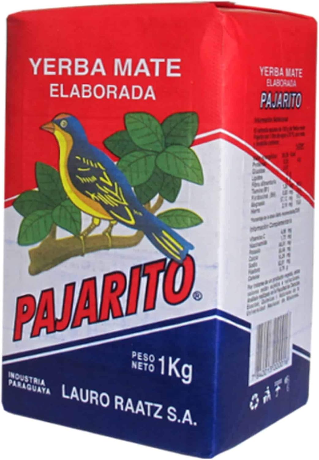 Yerba Mate Pajarito Tea (3x1Kg)