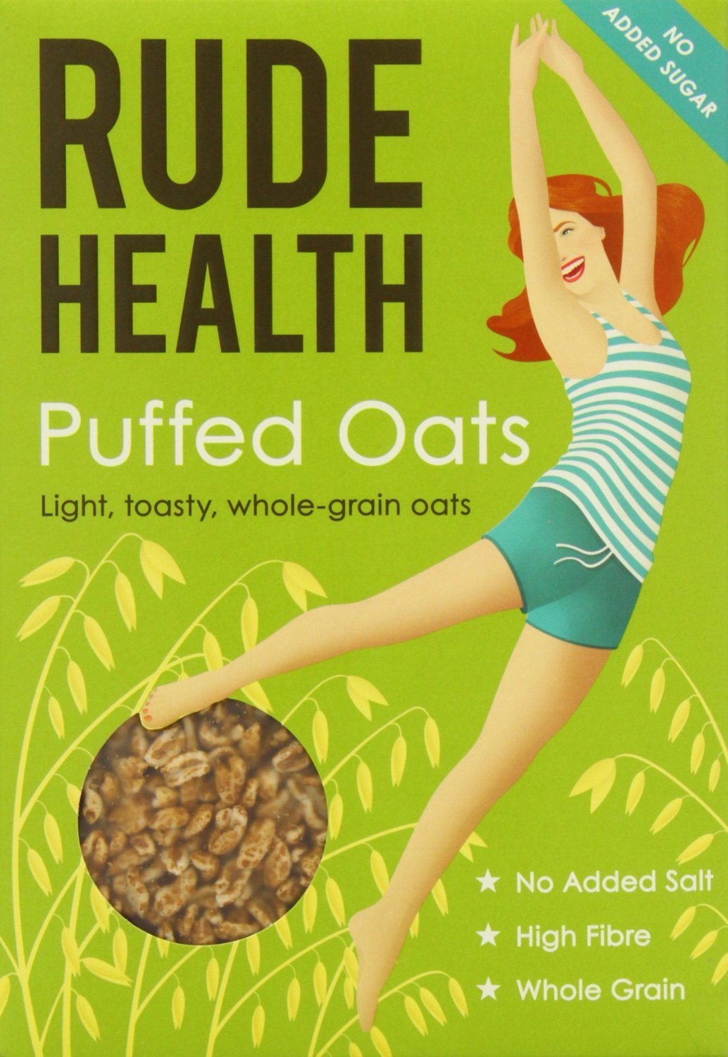 Rude Health Puffed Oats 175g - Pack of 6