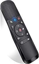Presentation Remote with Air Mouse Function, Wireless Presenter Clicker RF 2.4GHz USB Laser Pointer Presenter Control PowerPoint Presentation Clicker for Mac, Laptop, Computer