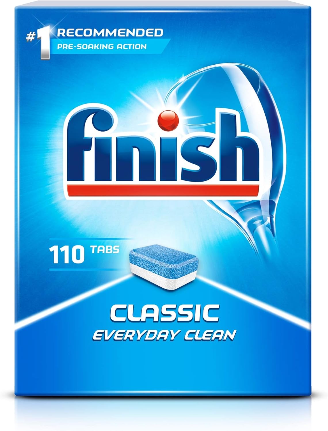 Finish Classic Dishwasher Tablets 110 Pieces -Pack Size 1