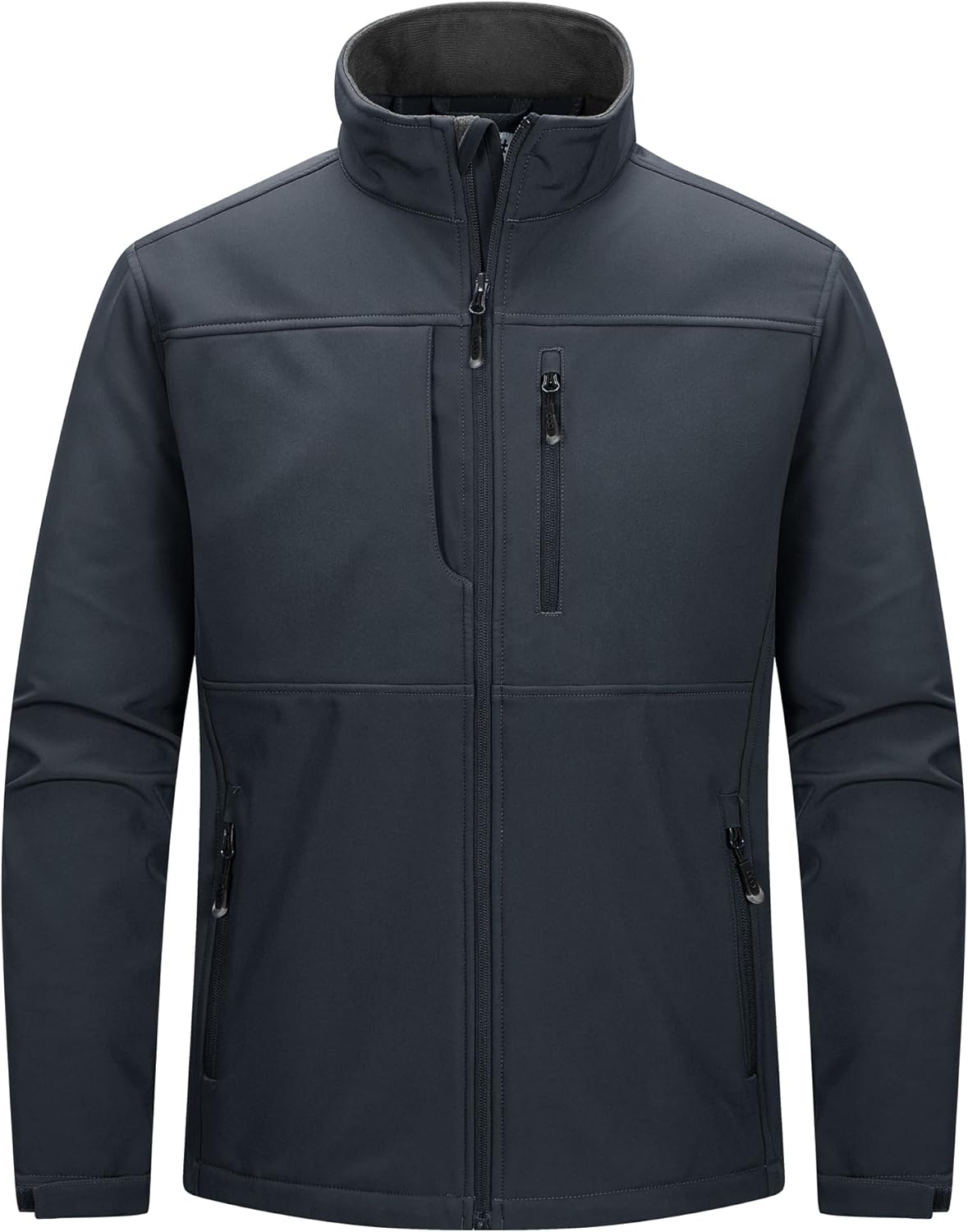 33,000ft Men's Lightweight Softshell Jacket Warm Fleece Lined Windbreaker Waterproof Soft Shell for Outdoor Hiking