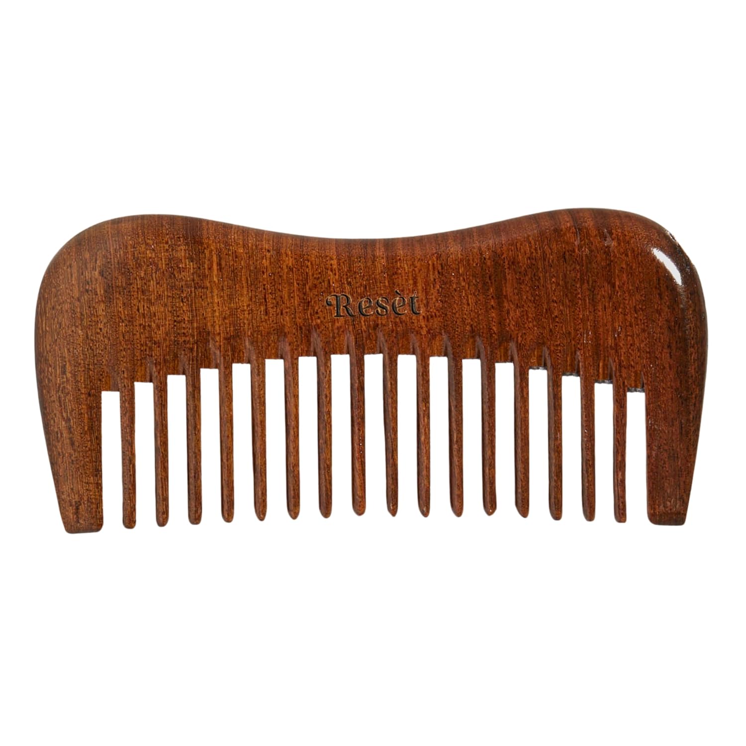 100% Natural Handmade Sandalwood Comb | Soft Wide Tooth Wooden Comb | Eco-Friendly Anti-Static Wooden Massage Comb | Wooden Hair Detangler for Men and Women