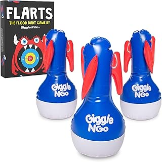 Giggle N Go Flarts Lawn Darts Outdoor Games for Family Our Lawn Games for Kids - Quality Backyard Games for Adults and Kids - Our Inflatable Dart Games are Safe Indoor Outdoor Games for Kids