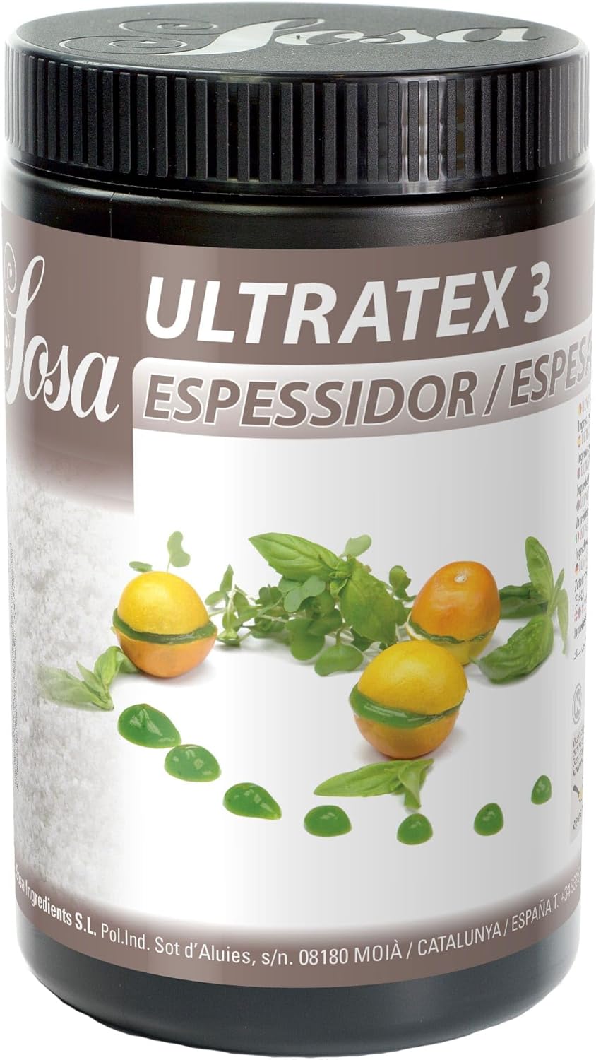 Sosa Ultratex 3 Thickening Agent - Culinary Masterpieces perfect for Sauces, Purees, Toppings, and Bakery Mixes - 400g