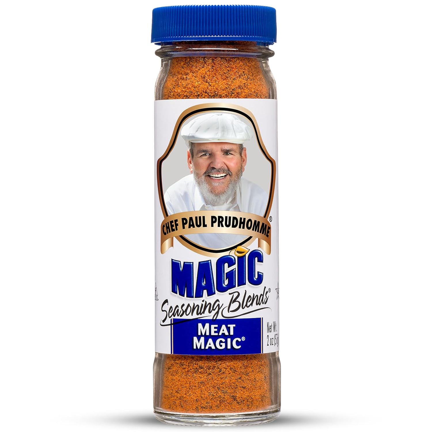 Chef Paul Magic Seasoning Blends Meat Magic | Bold & Savory Steak and Meat Seasoning | Perfect for BBQ, Grilling, and Cooking | All Purpose Blend for Poultry, Beef & More | 2 oz (Pack Of 1)