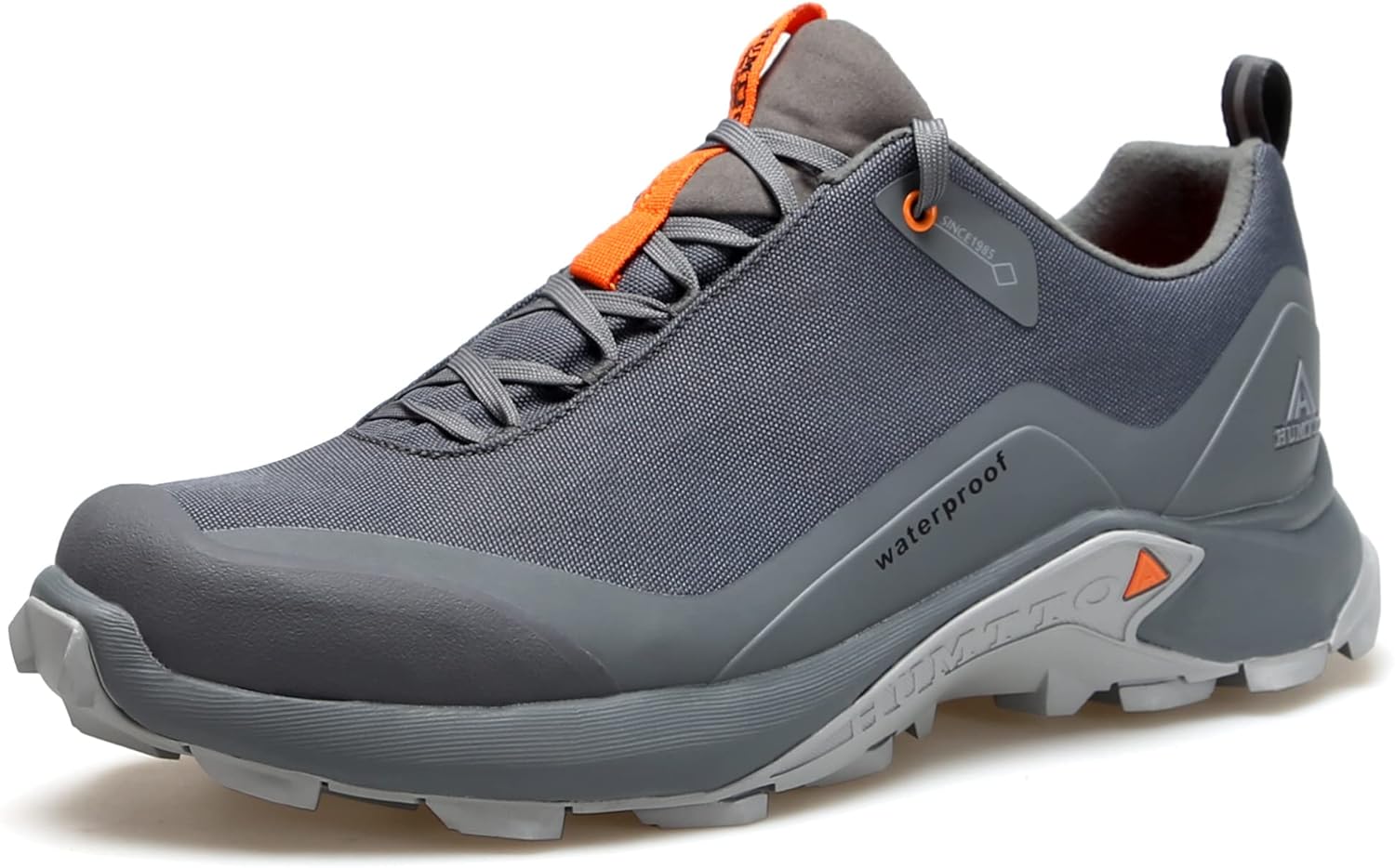 HUMTTO Men's All-Terrain Waterproof Hiking Shoes Lightweight Breathable Trekking Trails Shoes Anti Slip Outdoor Shoes