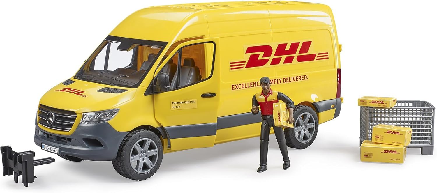 Mercedes Benz Sprinter DHL Delivery Van with Driver