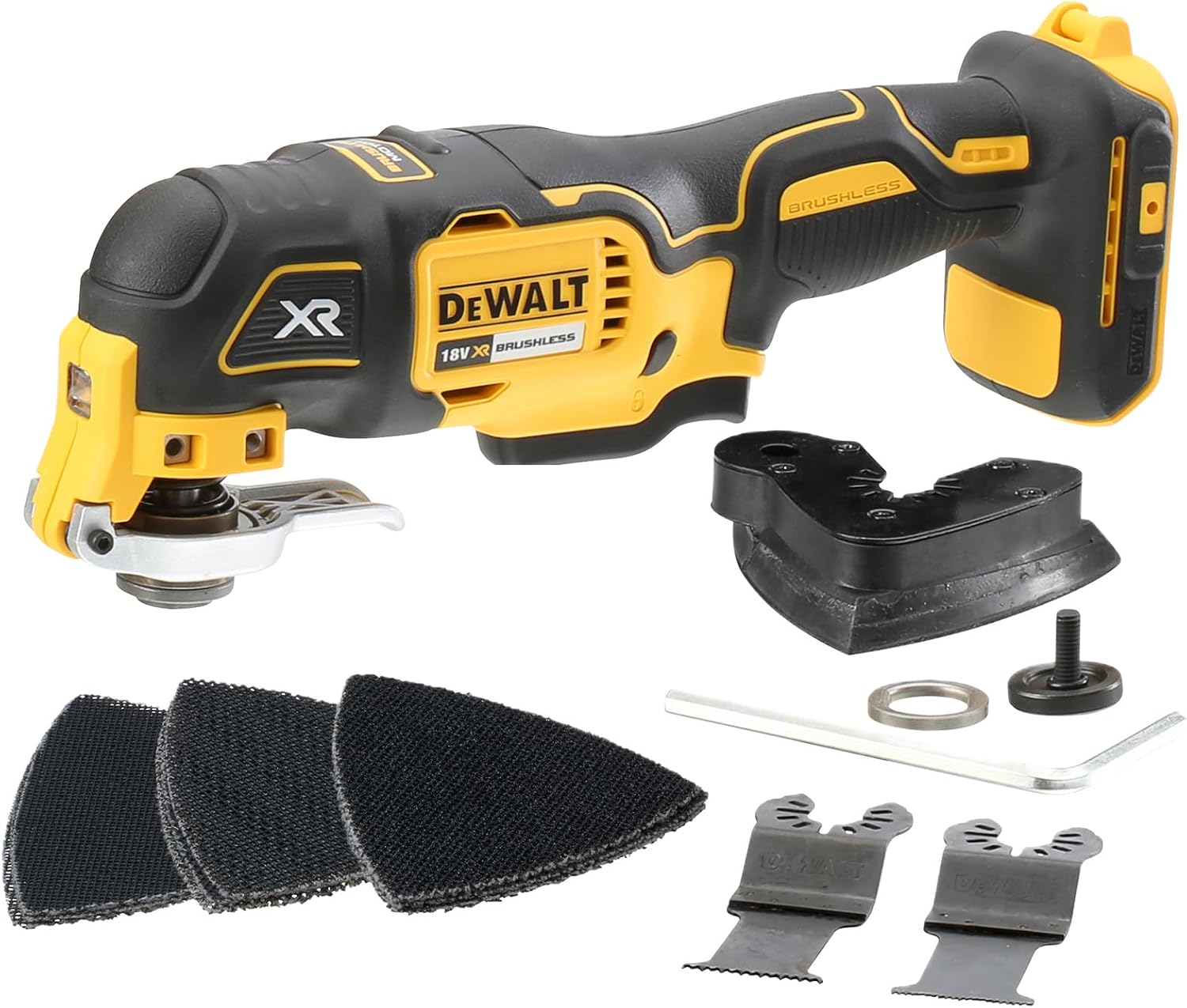 DEWALT 18V XR Brushless Oscillating Multi-Tool, Bare Unit, DCS355N-XJ