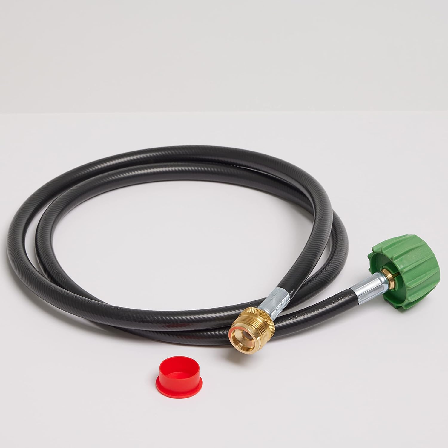 Coleman High-Pressure Propane Gas Hose and Adapter 5 Foot Type 1 Fitting or POL Fitting Available Use with Grills Stoves Lanterns Heaters and More