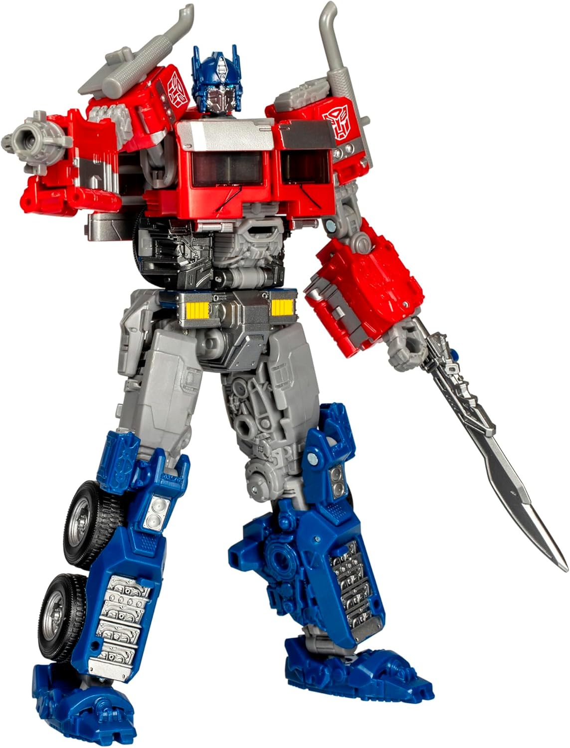 Transformers Toys Studio Series Voyager Class Transformers: Rise of the Beasts 102 Optimus Prime 6.5-inch Converting Action Figure, 8+