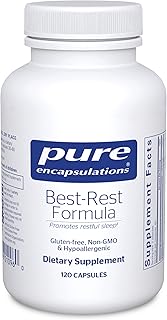Pure Encapsulations Best-Rest Formula - Supports Restful Sleep - for Relaxation - Restful Sleep Supplement - Non-GMO & Vegan - 120 Capsules