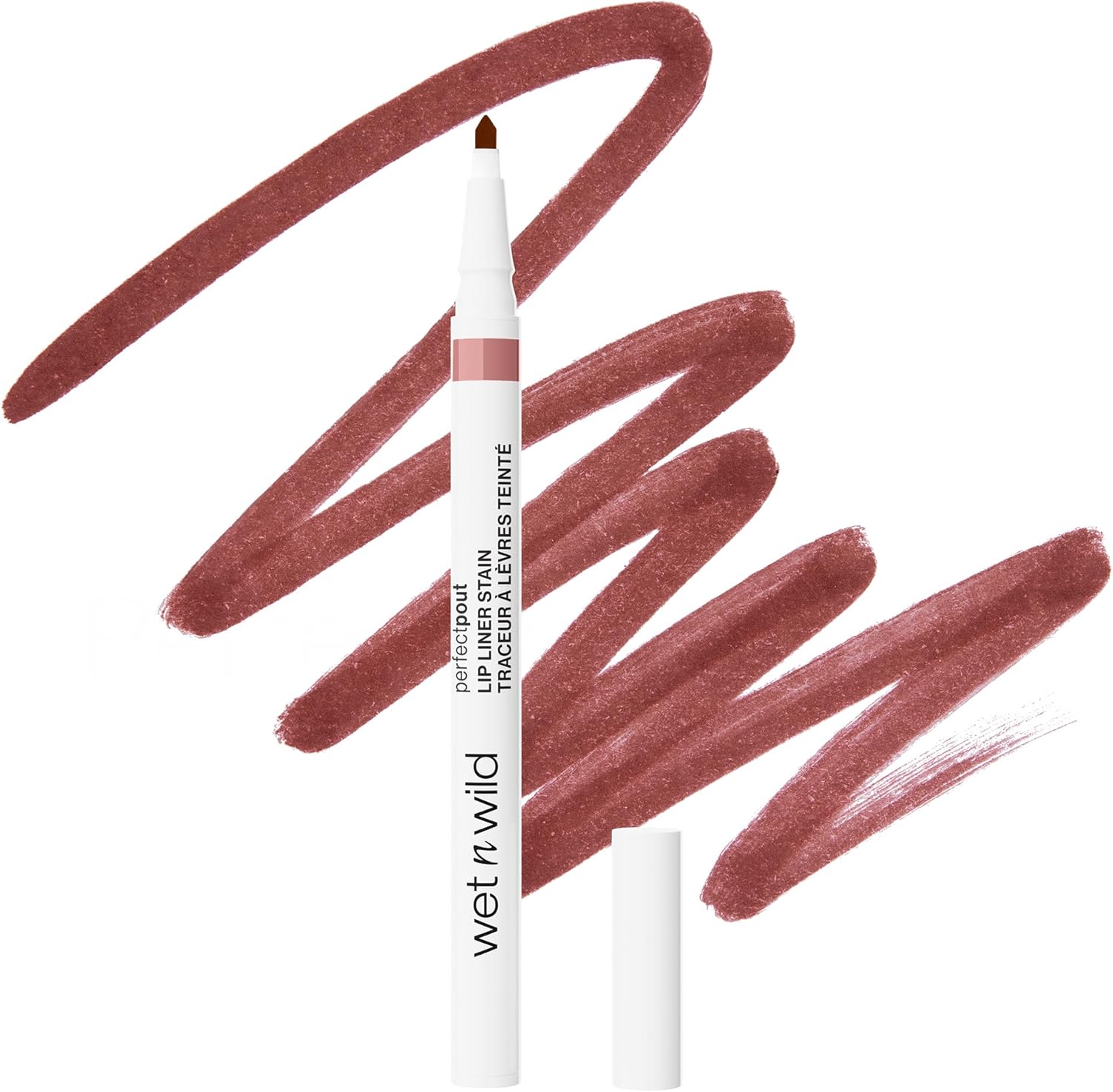 Wet n Wild Perfect Pout Lip Liner Stain, Transfer-Proof Tint for Lining Lips, Pointed Tip for High Precision and Flat Side for Easy Fill-In, Long-Lasting, Nude Tights
