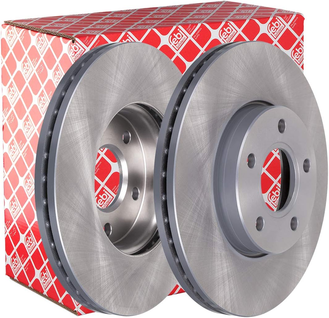 febi bilstein 24565 Brake Disc Set (2 Brake Disc) front, internally ventilated, No. of Holes 5