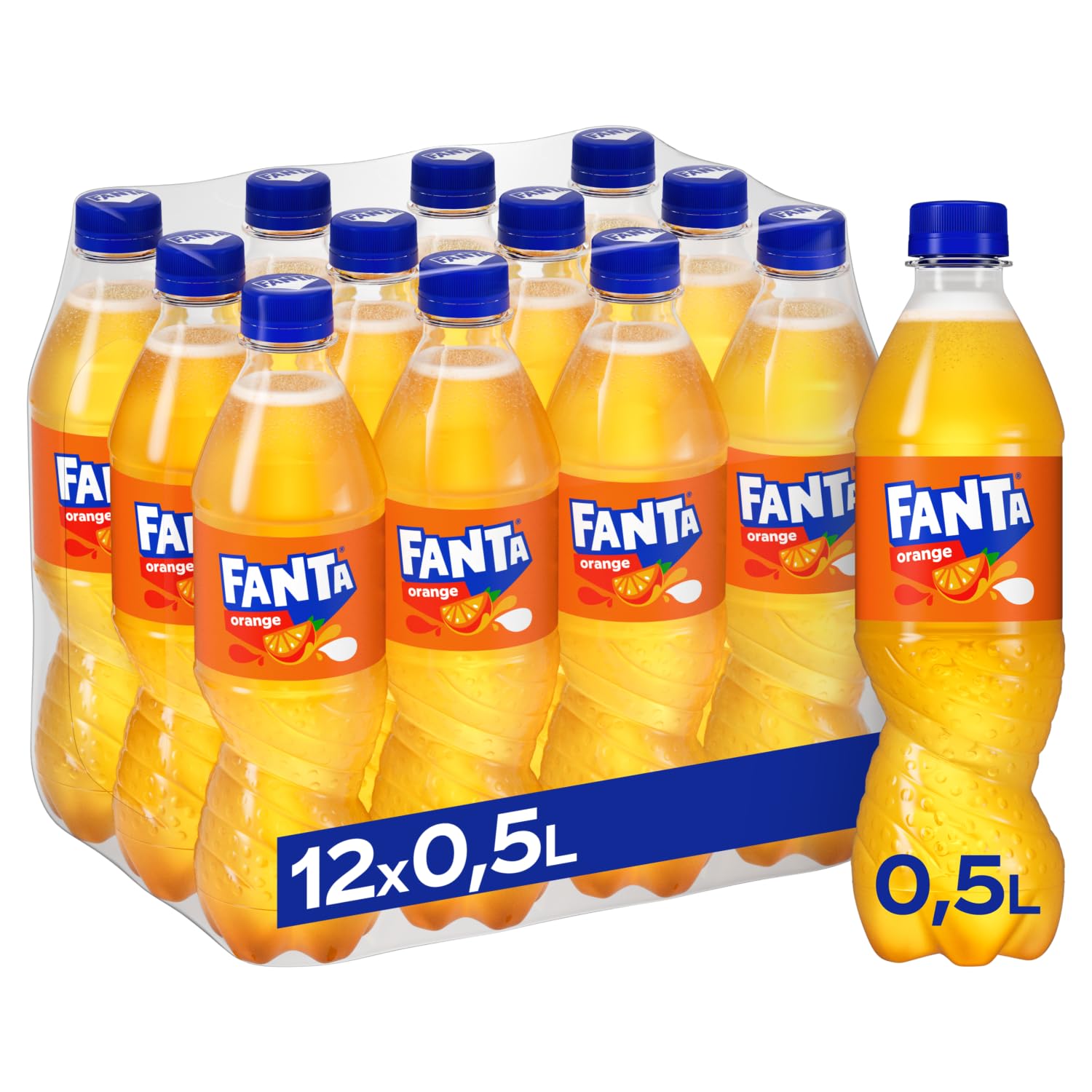 Fanta Orange 500 ml (Pack of 12 x 500 ml)