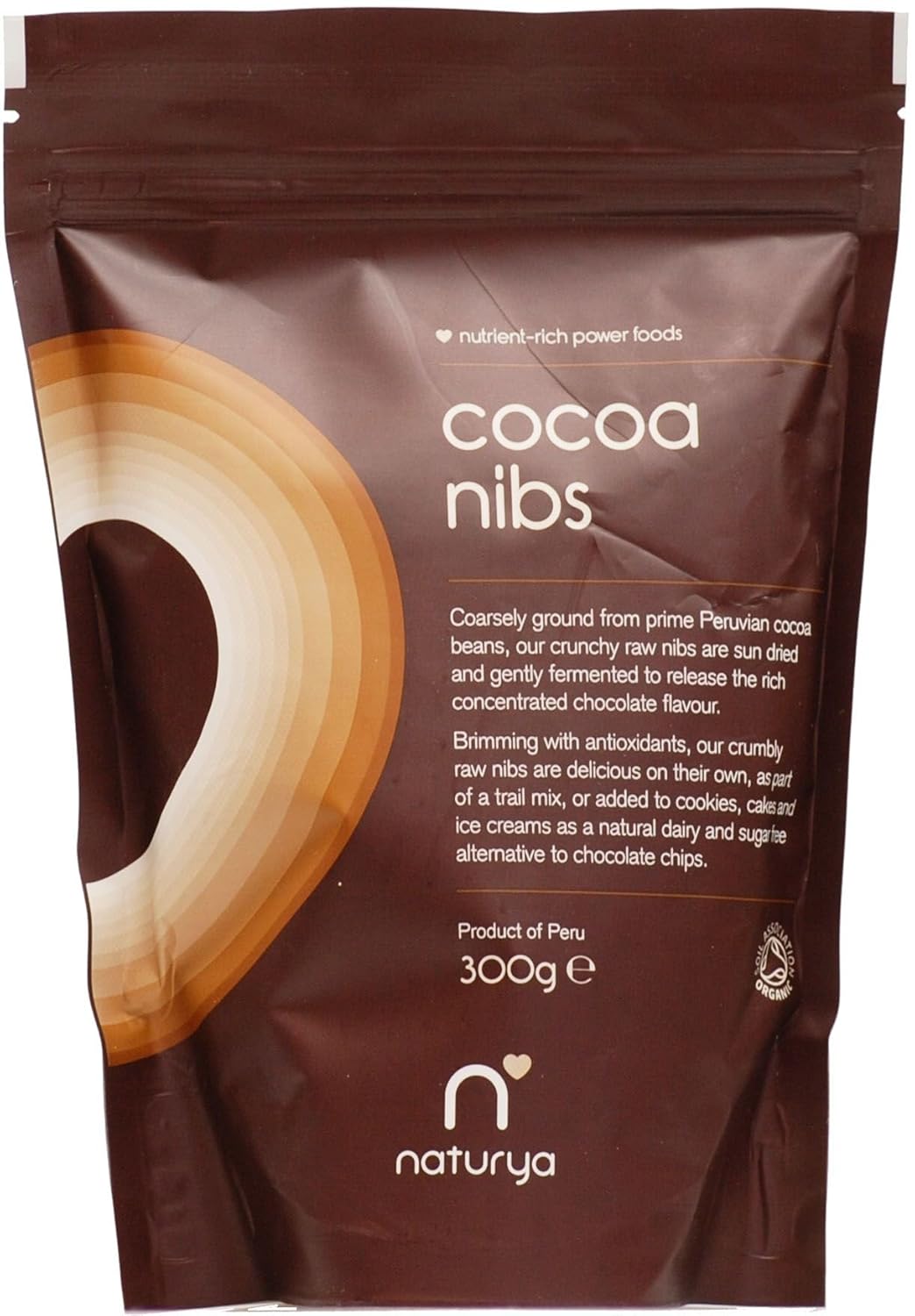 Naturya Organic Cocoa Nibs (300g) - Pack of 2