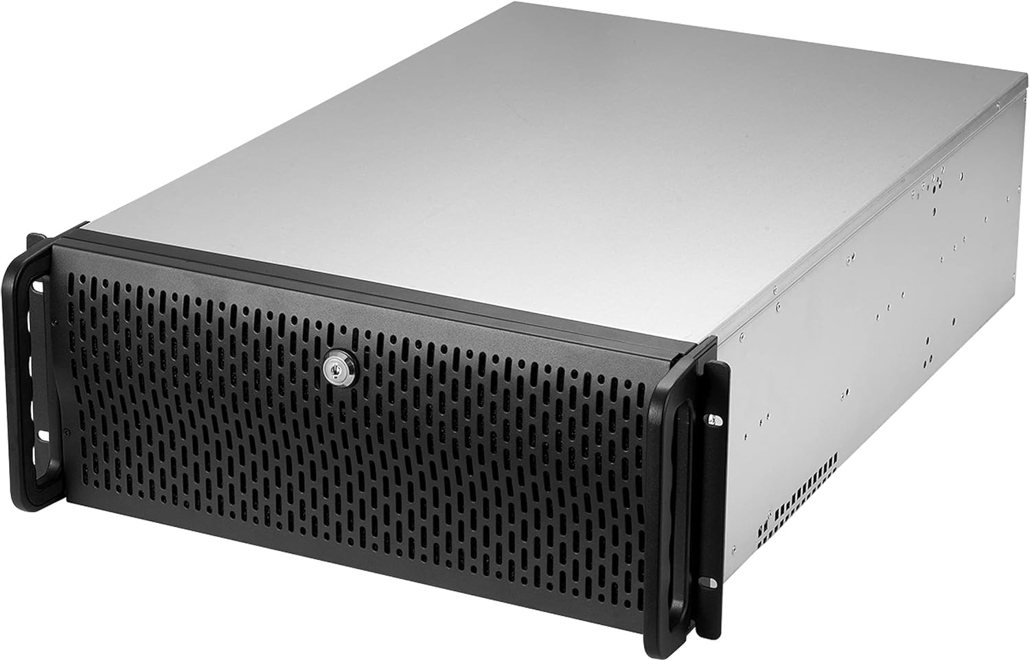 Rosewill 4U Server Chassis Rackmount Case | 8 x 3.5 HDD Bays + 3 x 5.25 Devices | ATX, CEB Compatible | 2 x Front 120mm PWM Fans + 2 x Rear 80mm Fans | 2 x USB 3.0 | Front Panel Lock | RSV-R4000U