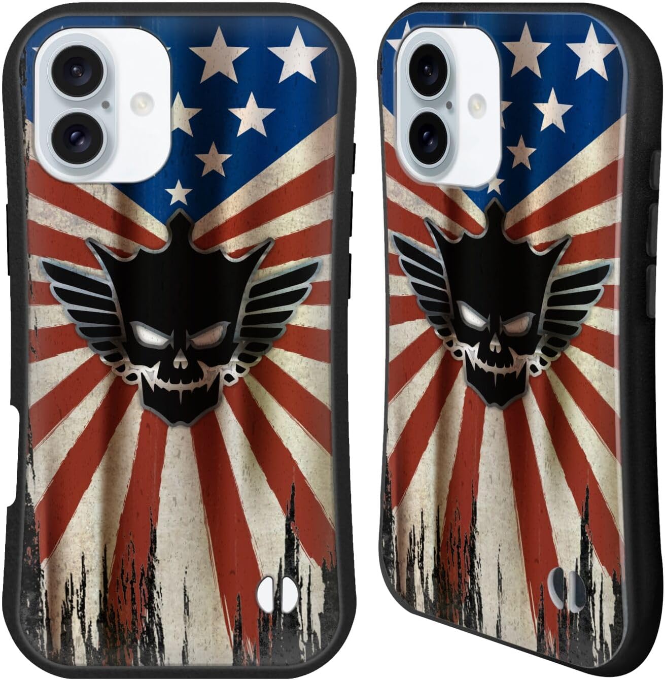 Head Case Designs Officially Licensed WWE Distressed Flag Cody Rhodes Hybrid Case Compatible With Apple iPhone 16 Plus