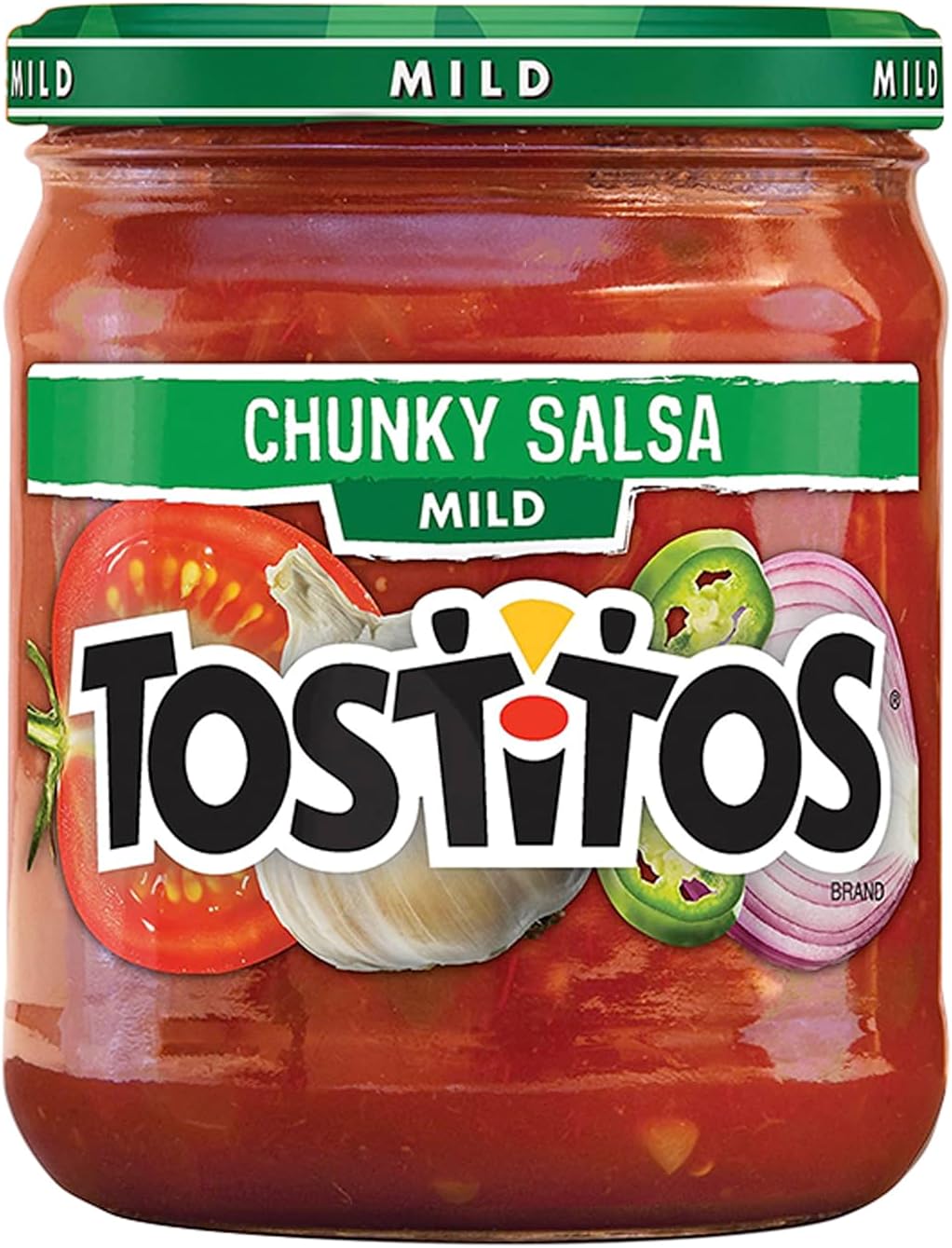 Tostitos, Mild Chunky Salsa, 15.5oz Glass Jar (Pack of 4) by Frito Lay