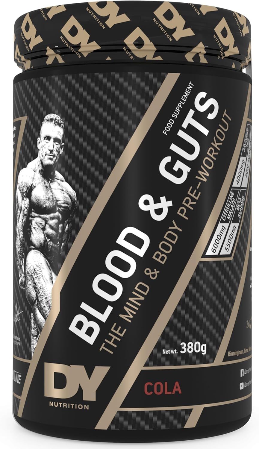 DY Nutrition - Blood and Guts Pre-Workout, 380g (Cola)