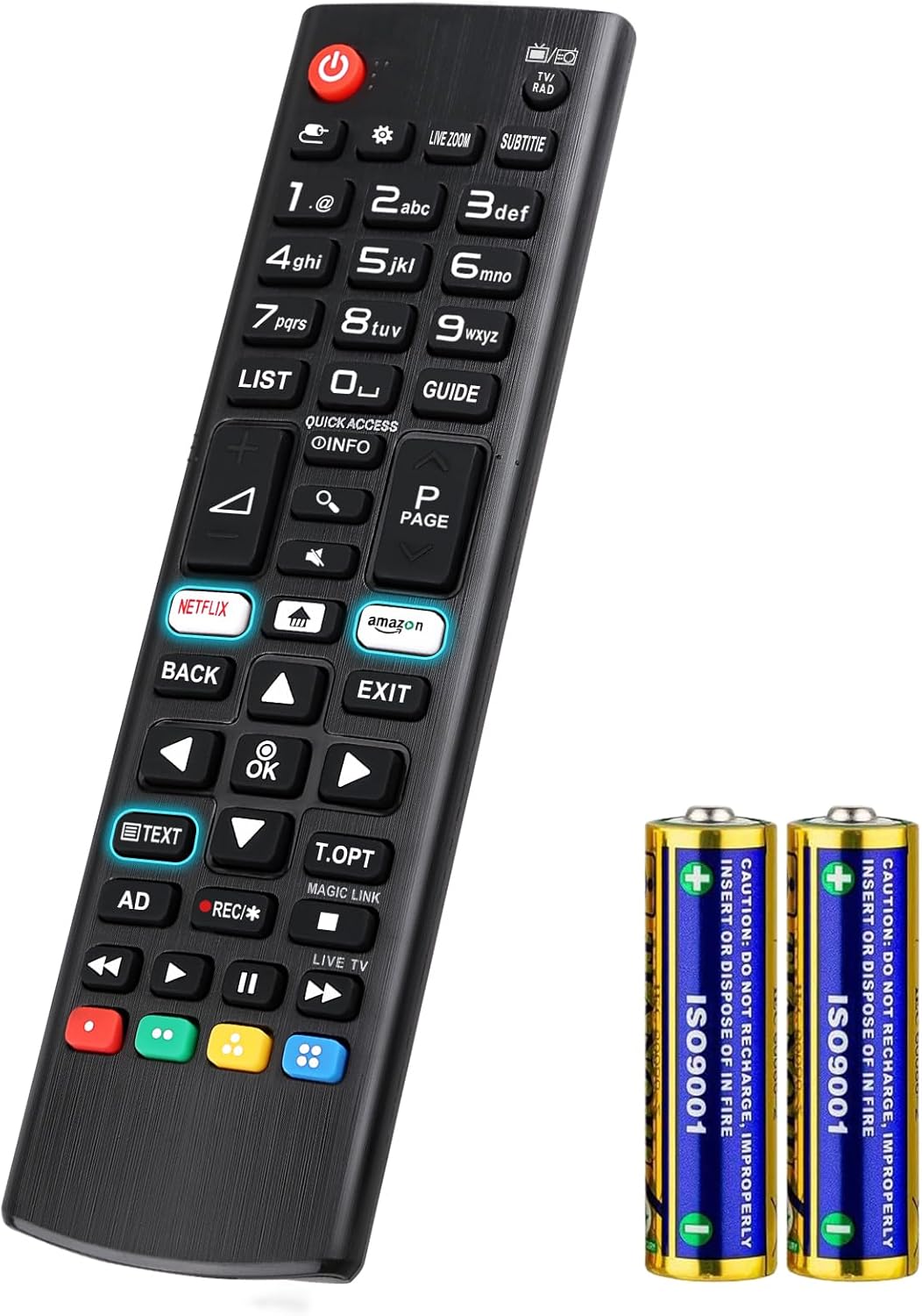 for LG TV Remote, Replacement for LG Remote Control Smart TV, Universal for LG Magic Remote, with Batteries