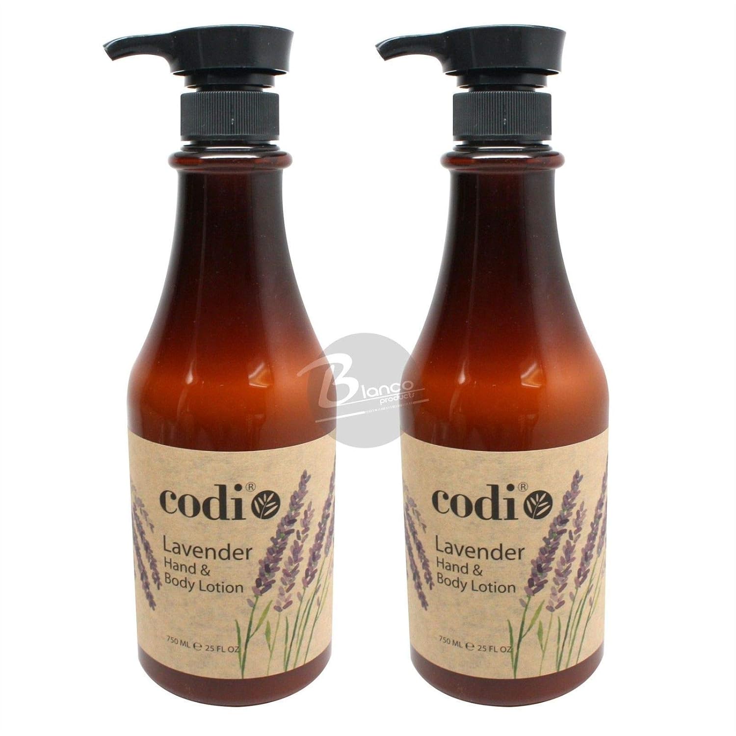 Codi Lavender Hand & Body Lotion 750ML 25oz 2pc