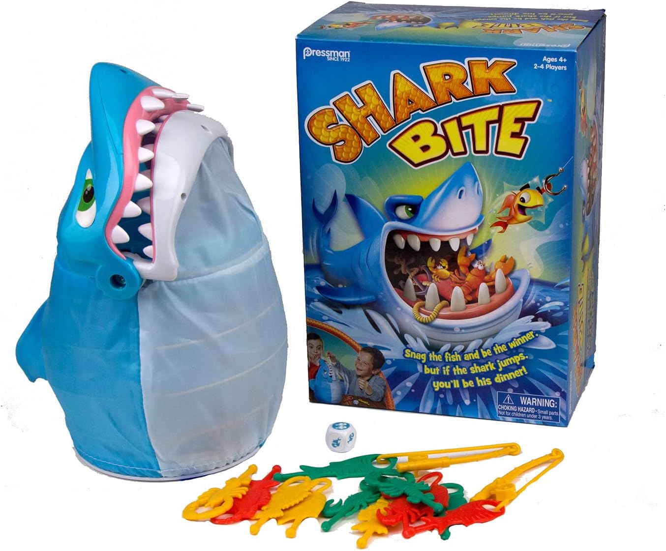 Goliath Games Shark Bite Age 4+ with Bonus Let's Go Fishing Card Game Kids Action Games | For Ages 4+ | For 2-4 players
