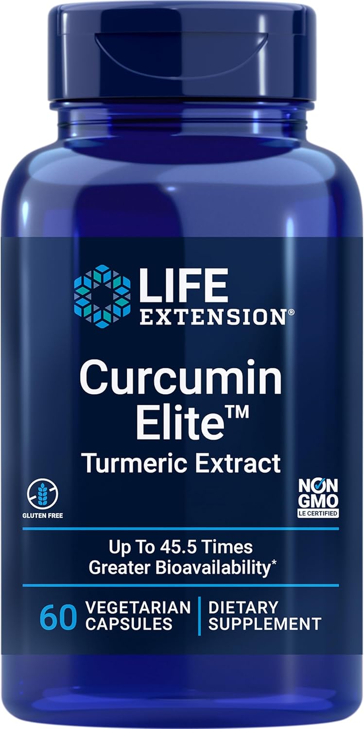 Life Extension Curcumin Elite Turmeric Extract, 60 Count
