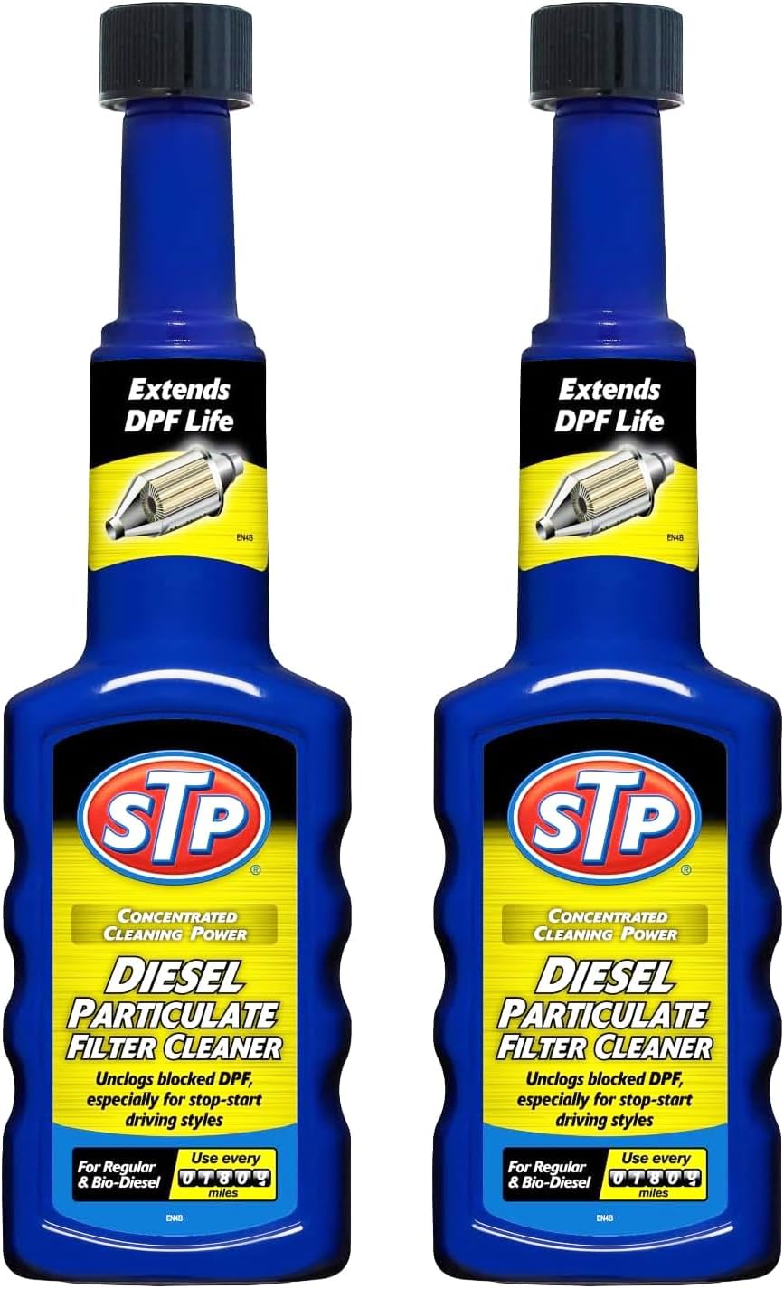 STP Diesel Particulate Filter Cleaner – Twin Pack | Restores DPF Efficiency, Cleans & Protects DPF, Reduces Blockages & Smoke | For All Diesel Engines
