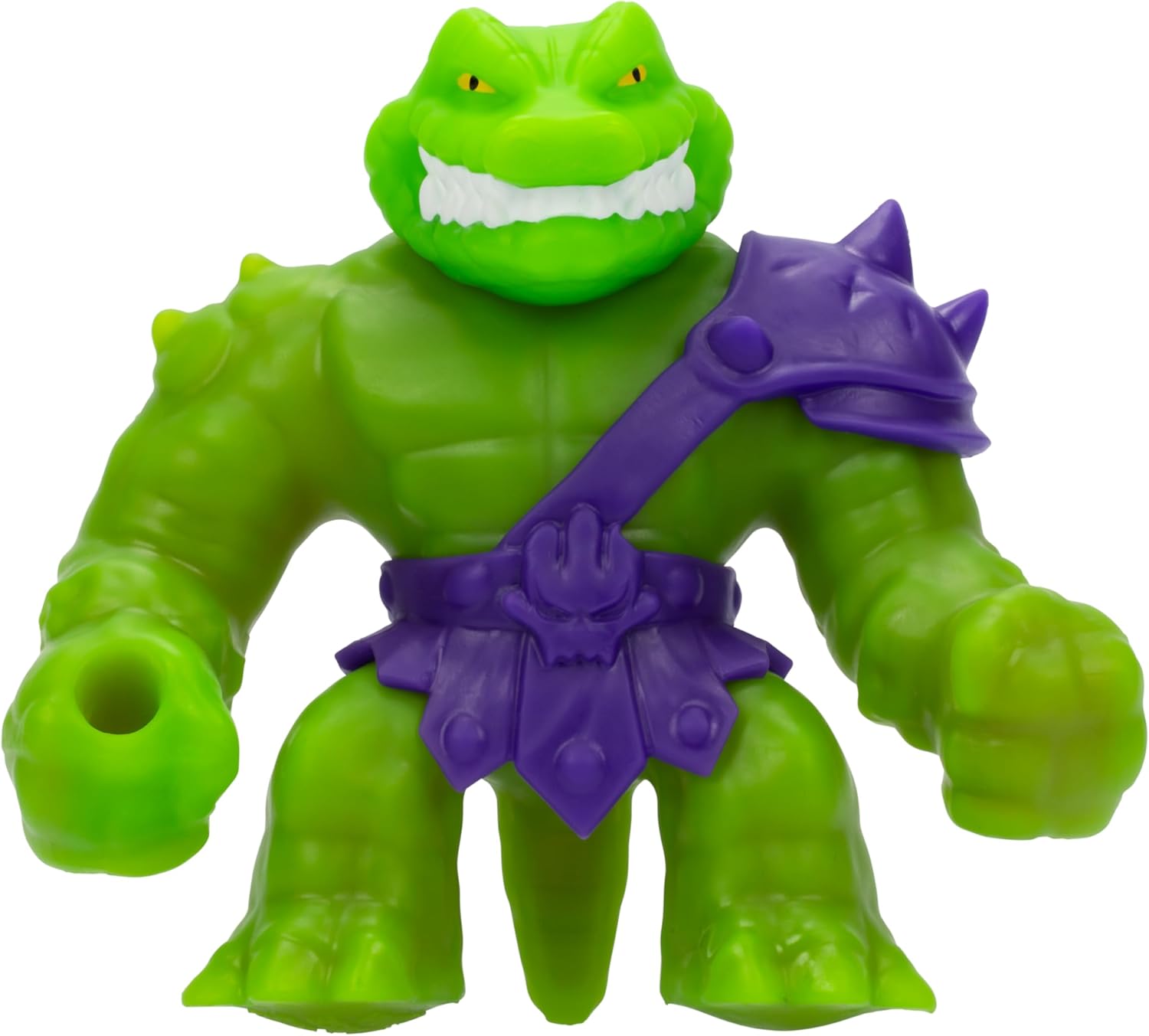 Heroes of Goo Jit Zu Stretch Strikers, Gooey Rock Jaw, Armored Up For Battle, With Unique Squishy Goo Filling, Stretches Up To 3 Times His Size