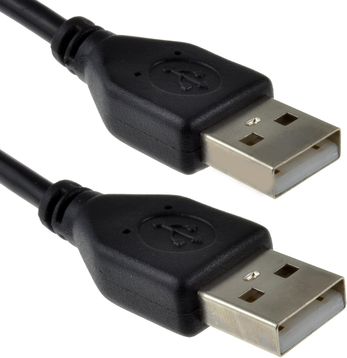 kenable USB 2.0 24AWG A to A Male to Male High-Speed BLACK Cable 1m [1 metres]