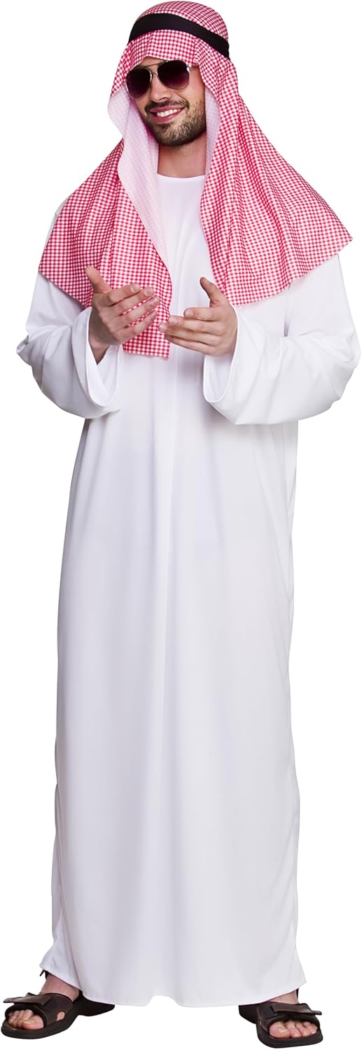 Wicked Costumes Adult Mens Arab Sheik Fancy Dress Costume