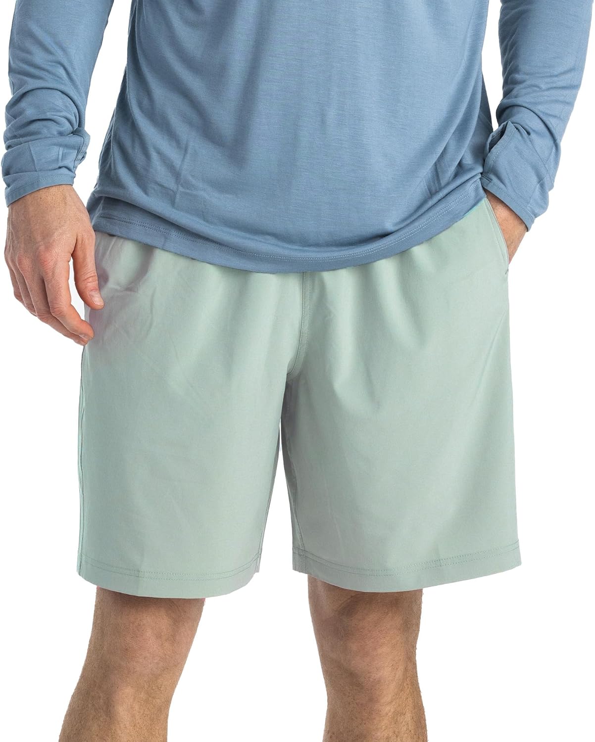Free Fly Men's Breeze Short - 8" Inseam, Quick-Dry Lightweight Active Shorts for Men, UPF 50+ Sun Protection