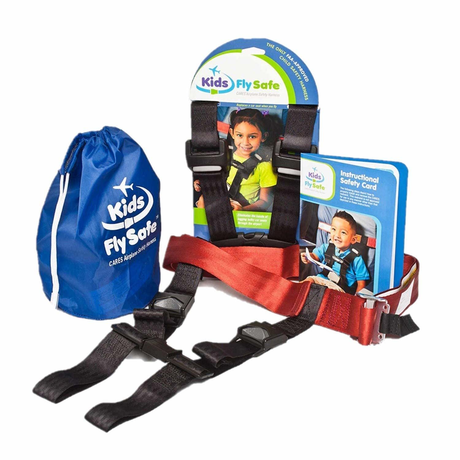 Cares Airplane Safety Travel Harness For Kids - Toddler Travel Restraint - Provides Extra Safety For Children on Flights - Light Weight, Portable, Easy to Store and Installs In Minutes.