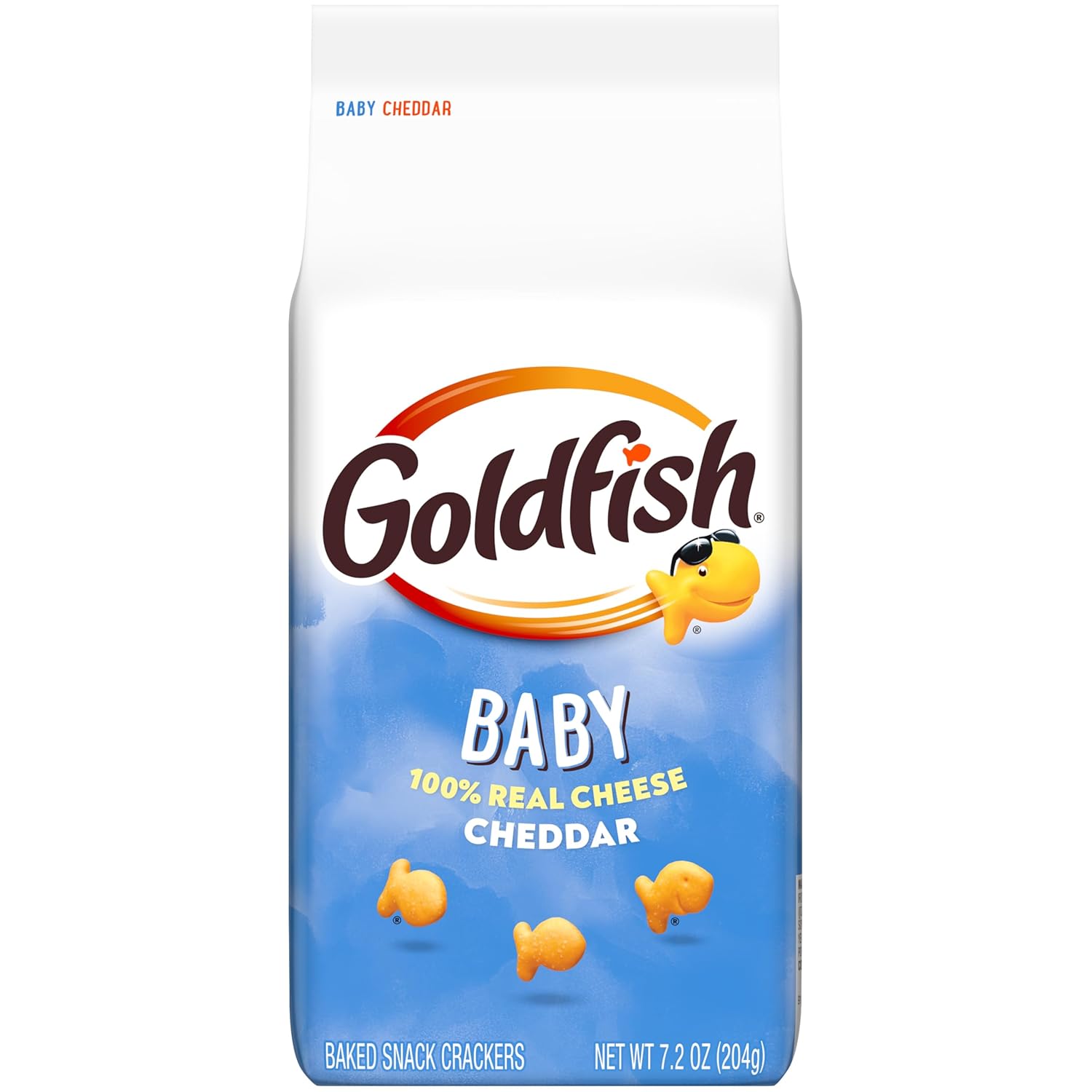 Goldfish Baby Cheddar Cheese Crackers, 7.2 Oz Bag