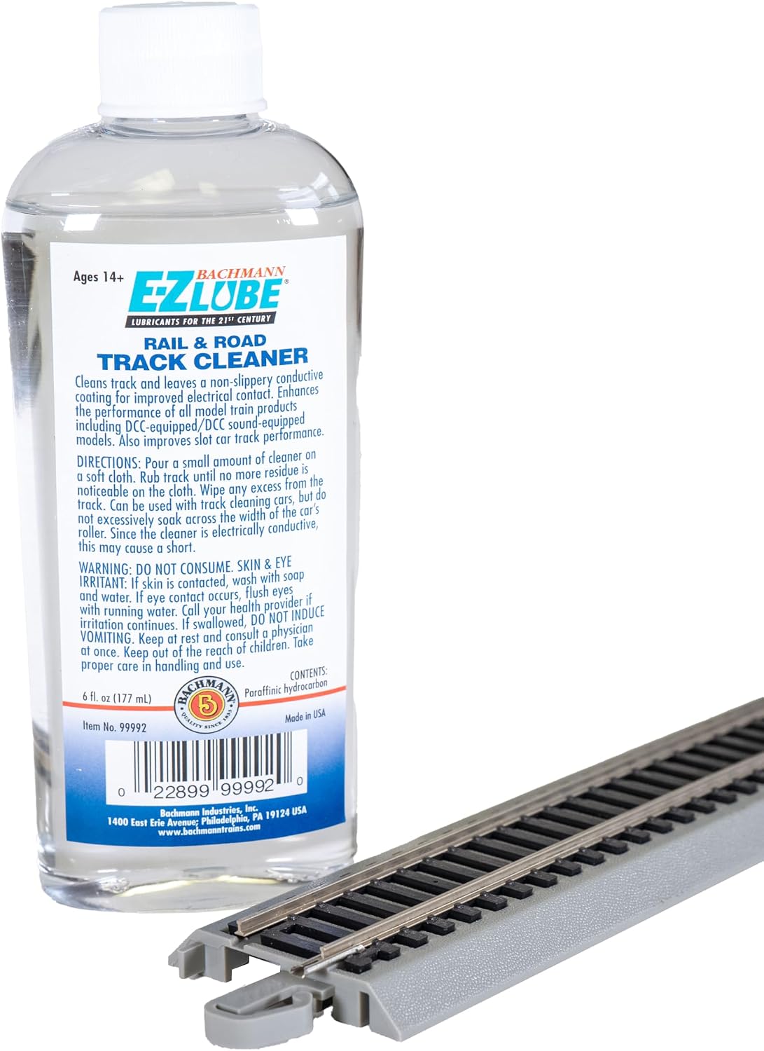 Bachmann Industries Trains Track & Rail Cleaner (6 fl.oz) - for Use with All Scales for 168 months to 1200 months
