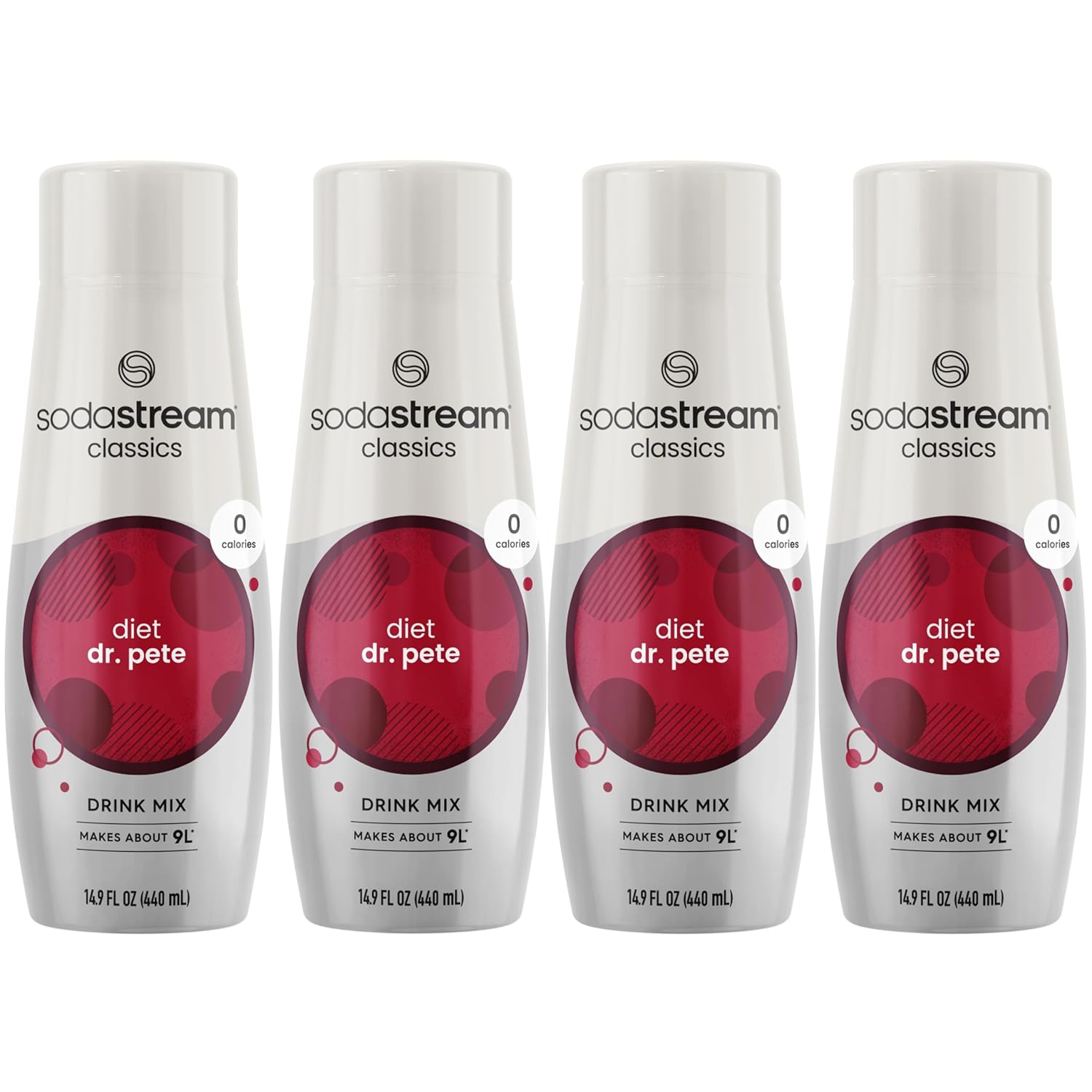 SodaStream Diet Dr Pete, 14.8 Fl Oz (Pack of 4)