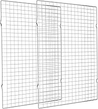 Cooling Rack for Baking 2-Pack, 16x10 Inches Baking Rack, Thick Wire Cookie Rack for Cooking, Roasting, Grilling, Drying, Oven Safe, Fits Half Sheet Pan, Silver