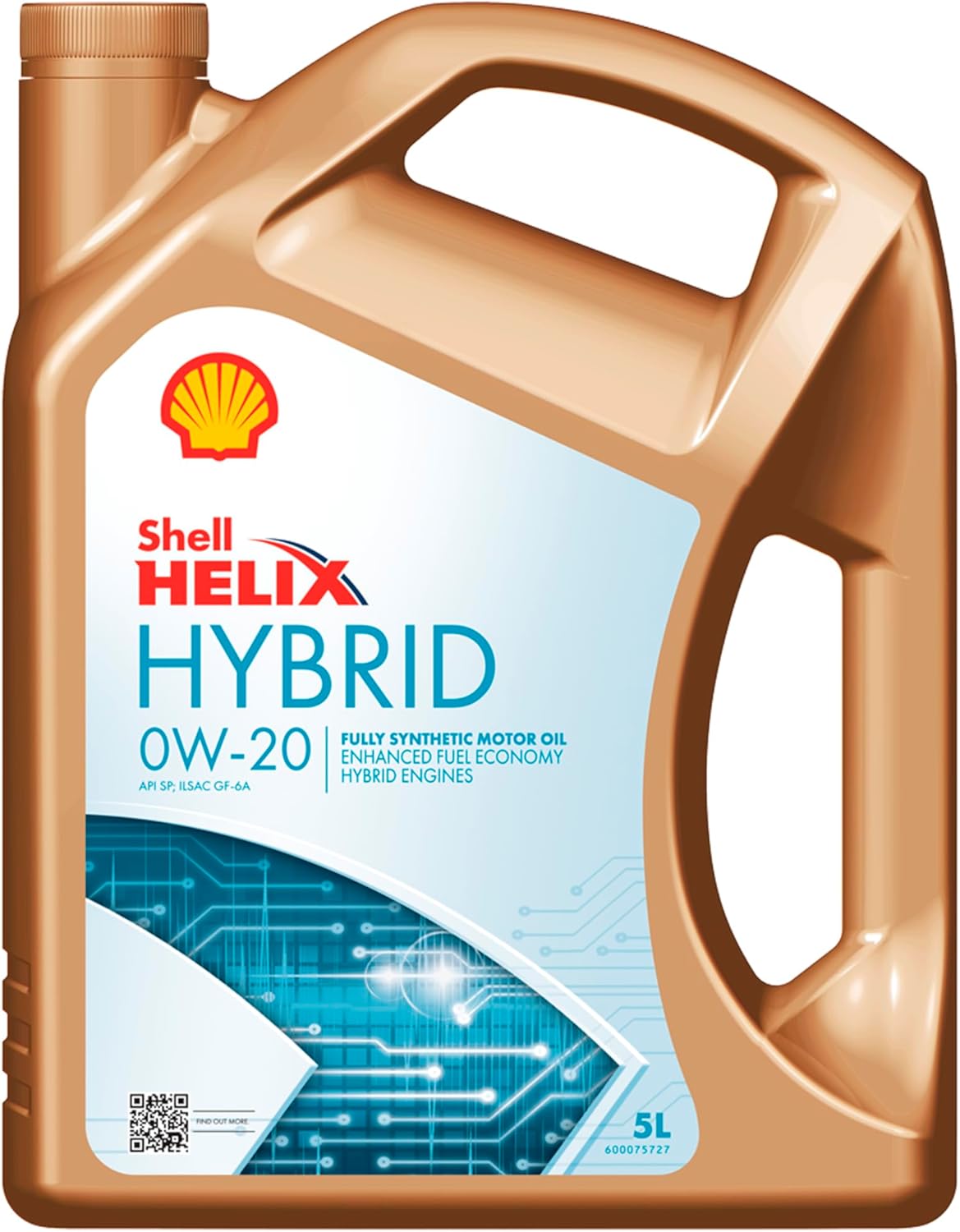 SHELL HELIX HYBRID 0W20 5L