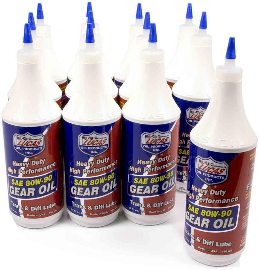 Lucas Oil 10043-12 80w-90 Gear Oil Case/12