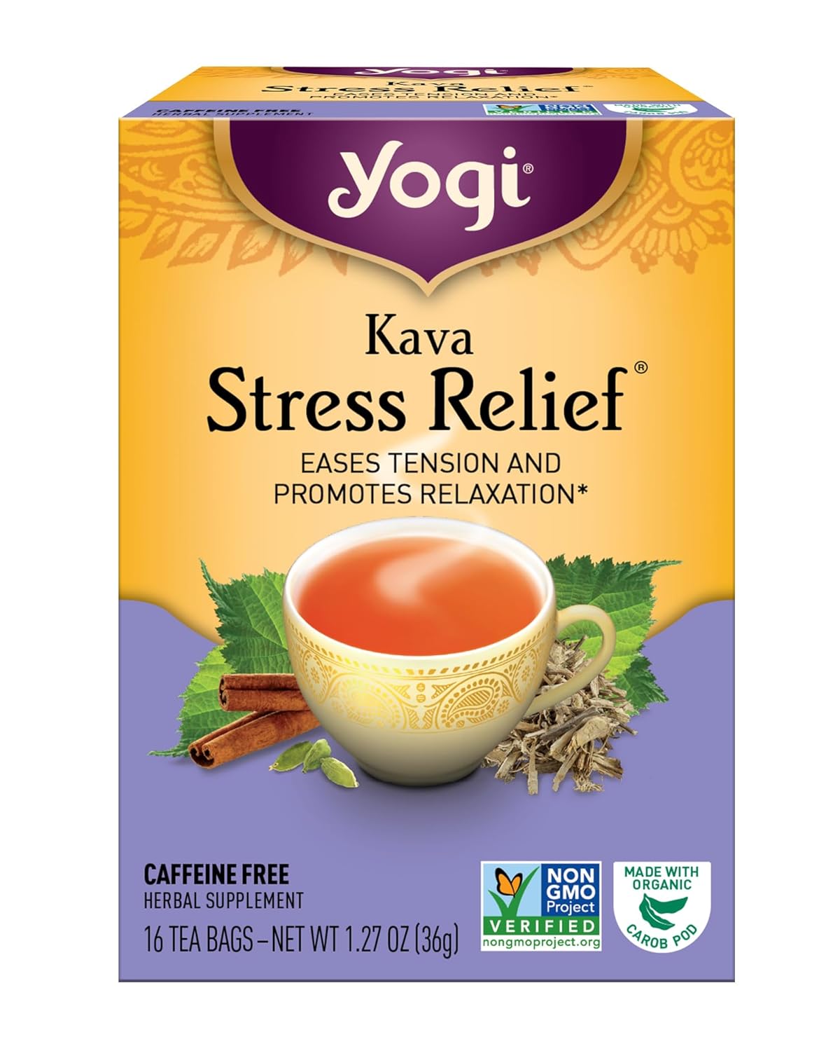Yogi Tea, Kava Stress Relief, 16 Count