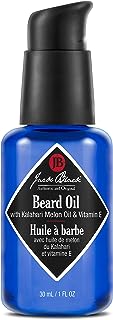 Jack Black Beard Oil for Men - Mens Beard Oil, Leave In Beard Conditioner for Men, Beard Softener for Men, Mens Beard Care Products, Mustache Oil, Mens Gifts, Beard Gifts for Men