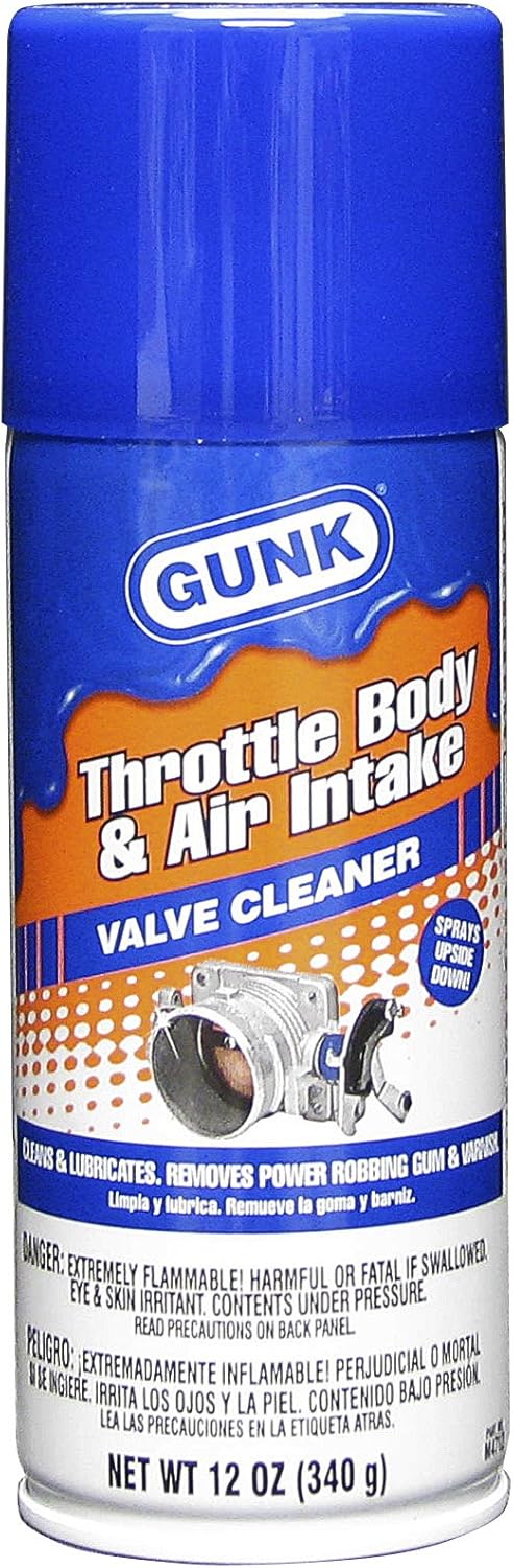 Gunk M4712-12PK Throttle Body and Air Intake Cleaner - 12 oz., (Case of 12)
