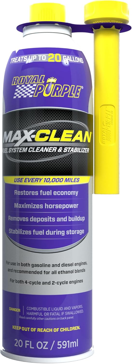Royal Purple Max-Clean Fuel System Cleaner and Stabilizer 11722 20 Ounce