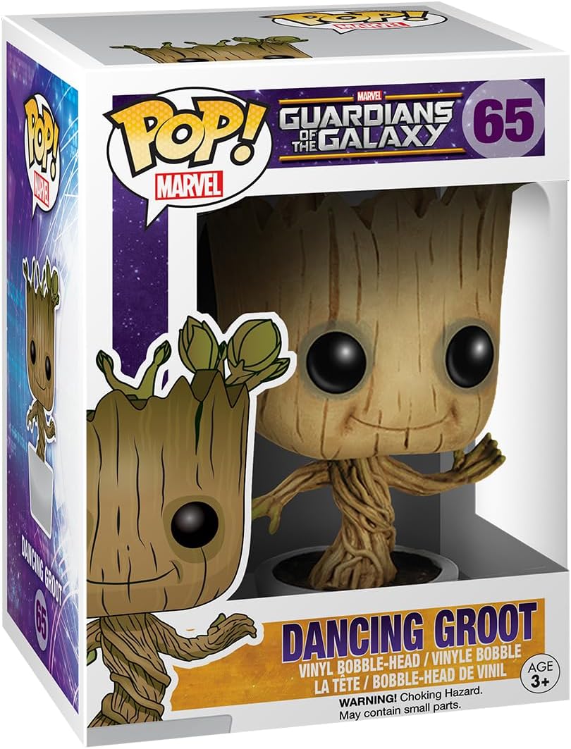 Funko POP! Marvel: Guardians Of the Galaxy - Dancing Groot - Guardians Of the Galaxy - Collectable Vinyl Figure - Gift Idea - Official Merchandise - Toys for Kids & Adults - Movies Fans
