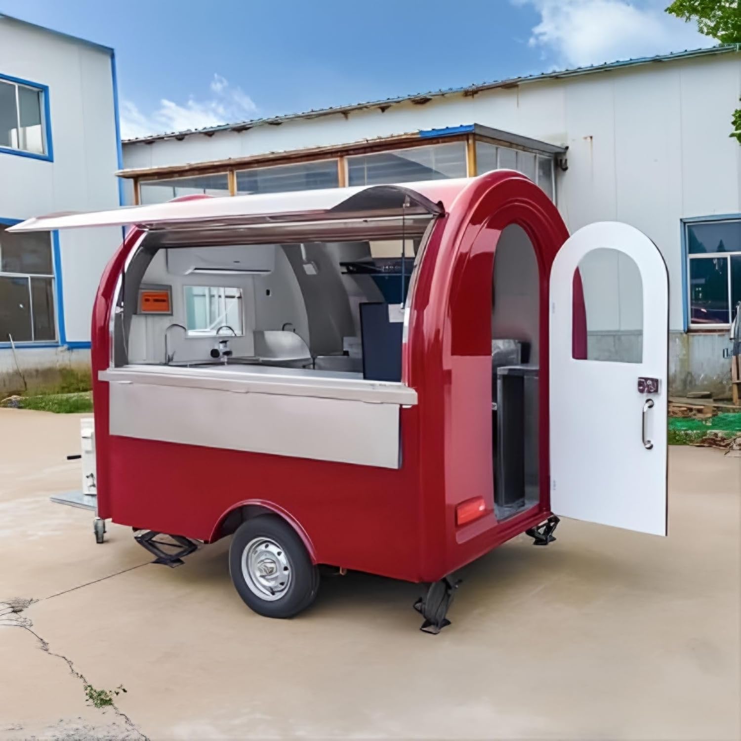 Mobile Food Truck and Kitchen Cart Setup Food Trailers for Sale Fully Equipped Food Trailer Hot Dog Vending Cart Small Conceesion Trailer
