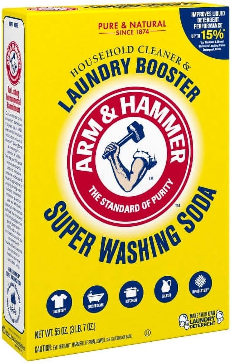 Arm & Hammer Super Washing Soda 1.55kg (55oz) Pack of 1